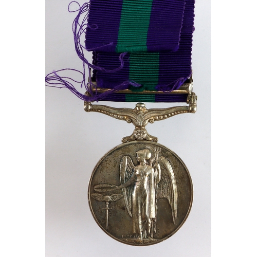 711 - GSM QE2 with Malaya clasp (Capt J K Breeze RAOC). With research, also entitled to 1939-45 Star & War... 