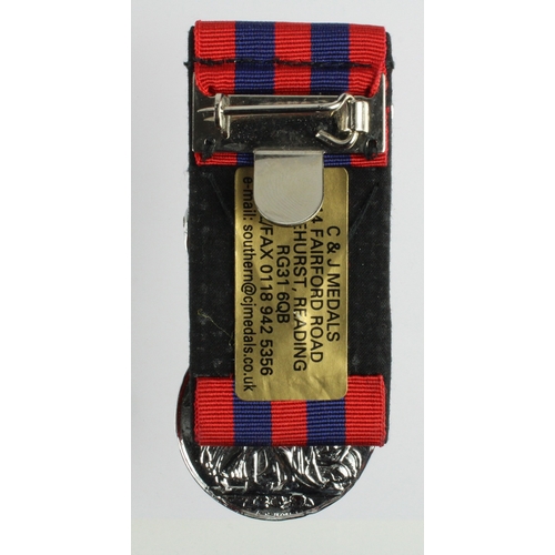 714 - IGS 1854 2 bars, Hazara 1888, Hazara 1891, No.2315 Pte D Henderson, 2nd Bn Seaforth Highrs, rhodium ... 