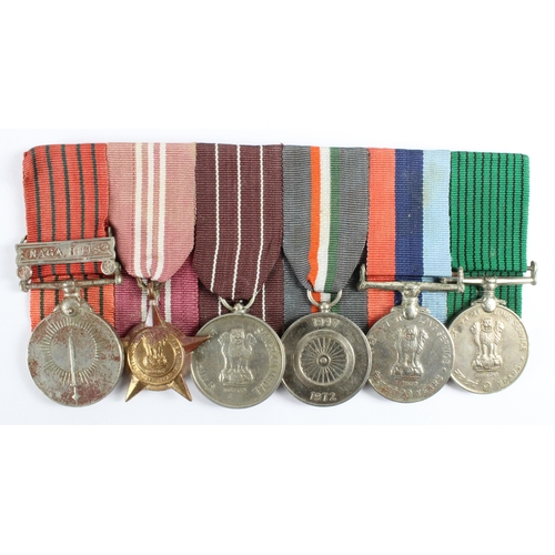 719 - India medal group with 4 named medals to Major Sirohi Kumaon R.