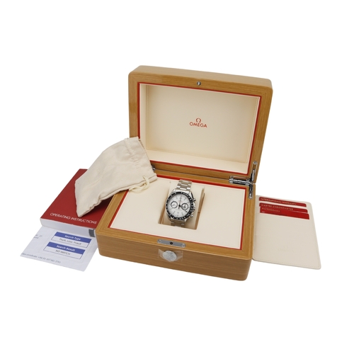 649 - Omega Speedmaster Racing Master Chronometer stainless steel gents chronograph wristwatch, ref. 329.3... 