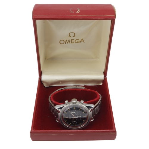 651 - Omega Speedmaster stainless steel gents manual wind chronograph wristwatch, ref. 2998-6, circa 1961.... 