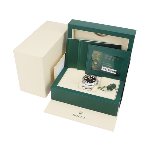 657 - Rolex Oyster Perpetual Date Explorer II stainless steel gents wristwatch, ref. 226570, 2023 card. Th... 