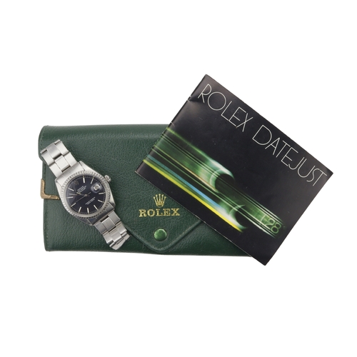 661 - Rolex Oyster Perpetual Datejust 'Confetti' stainless steel gents wristwatch, ref. 1603, serial. 2521... 