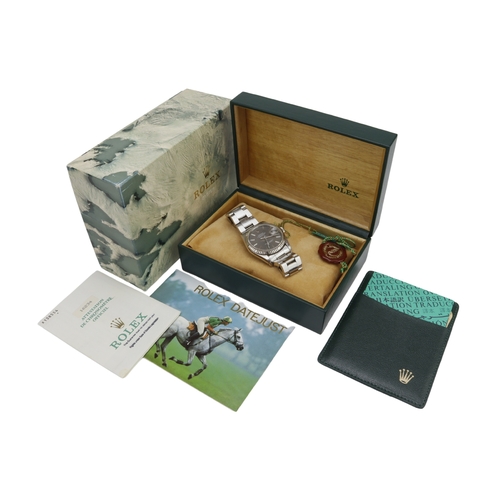 668 - Rolex Oyster Perpetual Datejust stainless steel gents wristwatch, ref. 16234, serial. X138xxx, purch... 