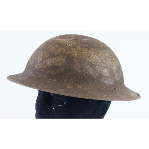 1088 - WW1 US Brodi steel helmet nice example all complete.