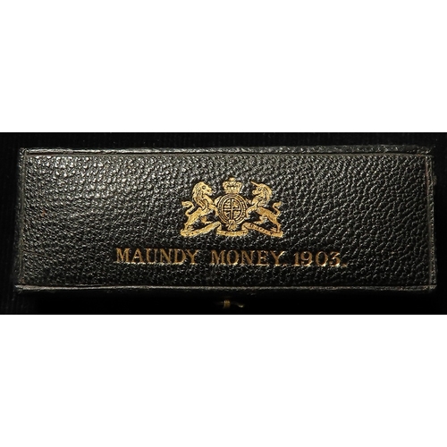 117 - Maundy Set 1903 toned aFDC with an original dated case.