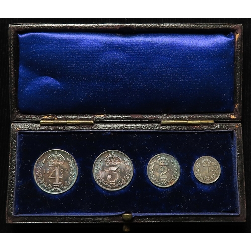 118 - Maundy Set 1904 iridescent aFDC with an original dated case.