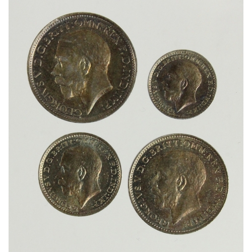 130 - Maundy Set 1920 lightly toned nFDC