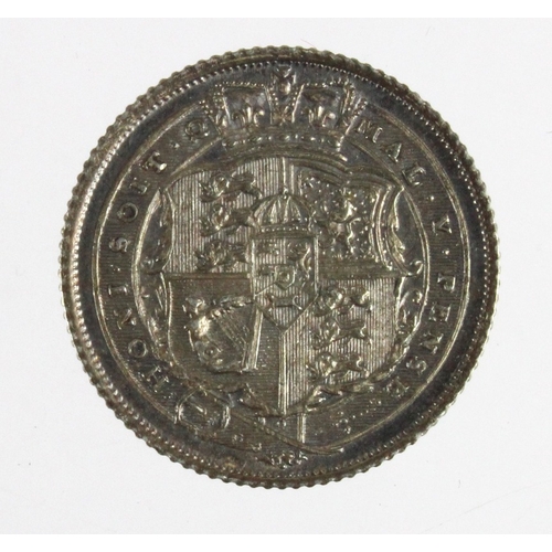 173 - Sixpence 1816 deeply toned EF