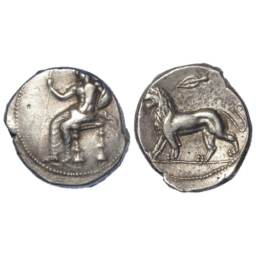 251 - Ancient Greek: Persia, Alexandrine Empire, Stamenes or Seleukos as Satraps of Babylon silver Tetradr... 