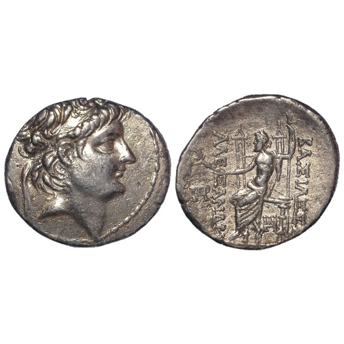 264 - Ancient Greek: Seleucid Empire, Alexander II Zabinas 128-122 BC silver Tetradrachm, Antioch on the O... 
