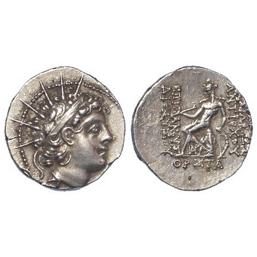 266 - Ancient Greek: Seleucid Empire, Antiochos VI Dionysus (supported by general Diodotus Tryphon, nomina... 
