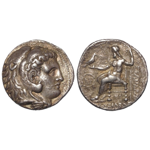 270 - Ancient Greek: Seleucid Empire, Seleukos I Nikator (312-281 BC) silver Tetradrachm of Babylon, in th... 