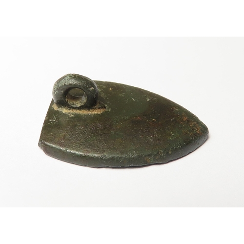 278 - Artefact: Medieval copper alloy seal matrix found in Great Horkesley near Colchester, 27.4x21.2mm, b... 
