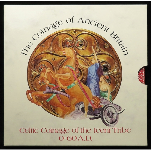 282 - Celtic Britain: Iceni silver unit, ECEN symbol / horse type, S.436, slightly irregular flan VF, bold... 