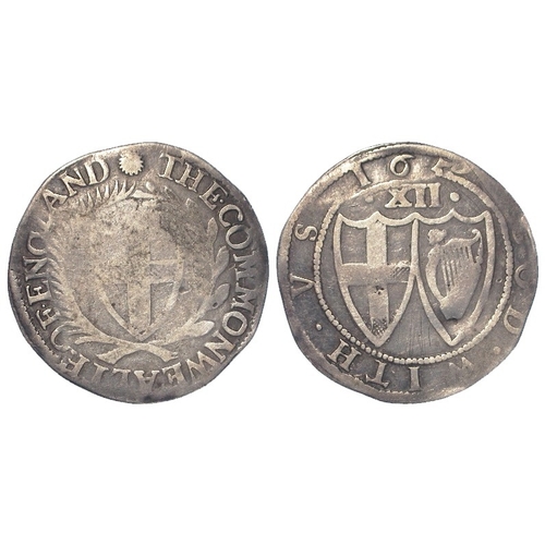 291 - Commonwealth Shilling 1653 mm. sun, S.3217, 5.67g, Fine, light scratches.