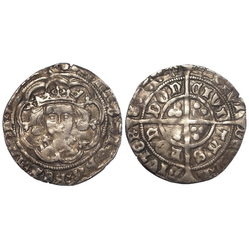 295 - Edward IV light coinage Groat of London, mm. sun/crown (28/74 mule) S.2000, 2.73g, GF.