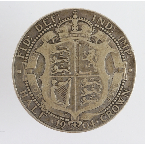 98 - Halfcrown 1904 F/nF (scarce)