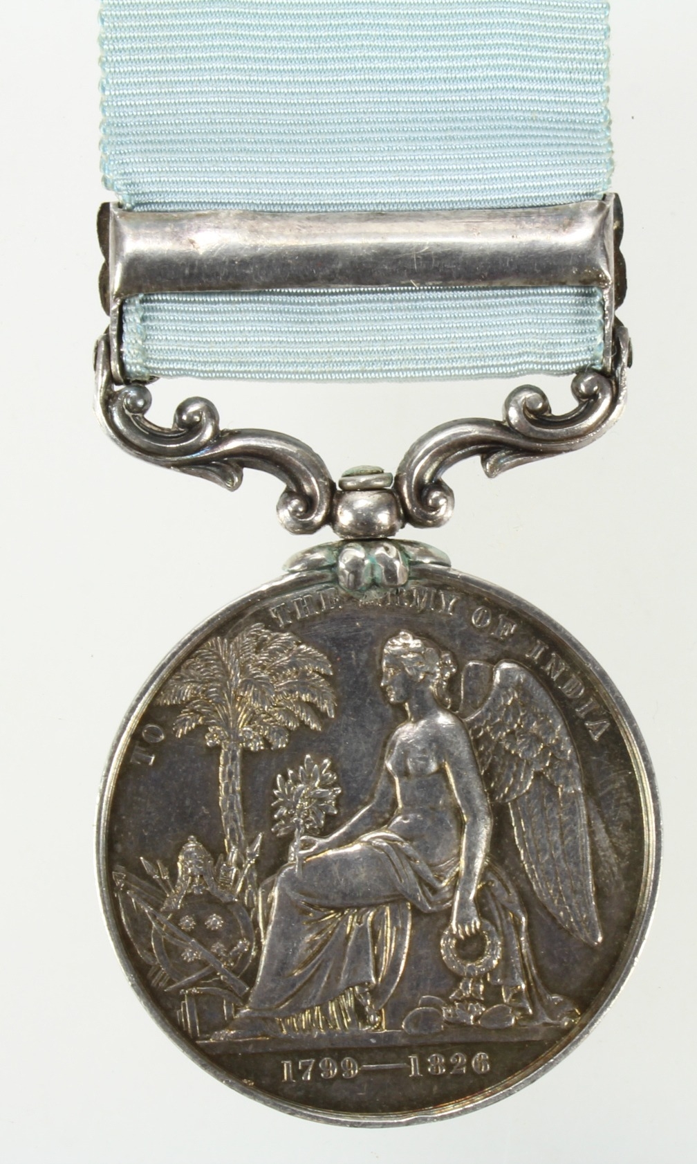 Army of India Medal 1799-1826, clasp Nepaul (Jonathan Merrett. 66th ...