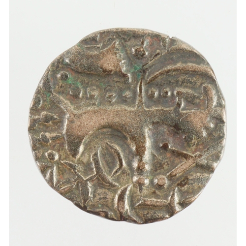 793 - India, Kidarite Jammu & Kashmir debased gold Stater of Pratapaditya II, 5thC AD. 7.43g. M. ACW #3643... 