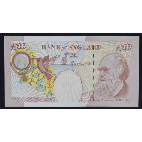 102 - Cleland 10 Pounds (B411) issued 2015, a very rare FIRST RUN 'LH01' prefix, serial LH01 309112 (B411,... 