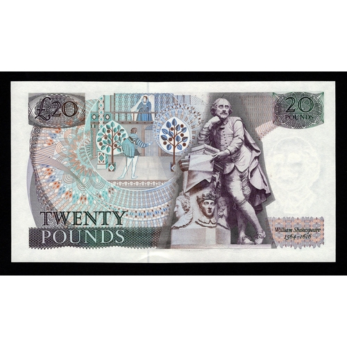 118 - Gill 20 Pounds (B355) issued 1988 pictorial series D, serial 77N 850747 (B355, Pick380e) Uncirculate... 