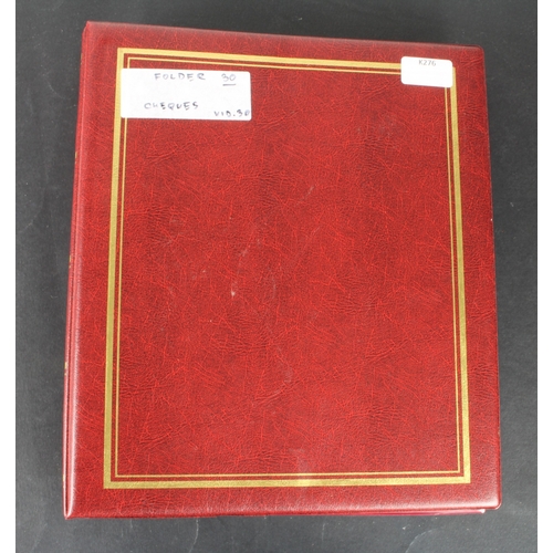 18 - Cheques (152), a collection of mainly Ulster Bank of Ireland cheques in an album, date range 1859 - ... 