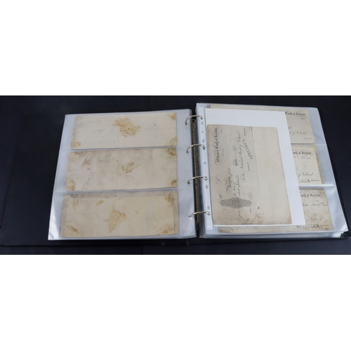 19 - Cheques (160+), a collection of large older cheques in album sorted into Countries of issue, the maj... 