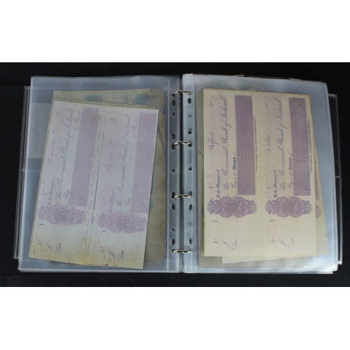 20 - Cheques (172), a collection of mainly Provincial Bank of Ireland cheques in an album, date range 184... 