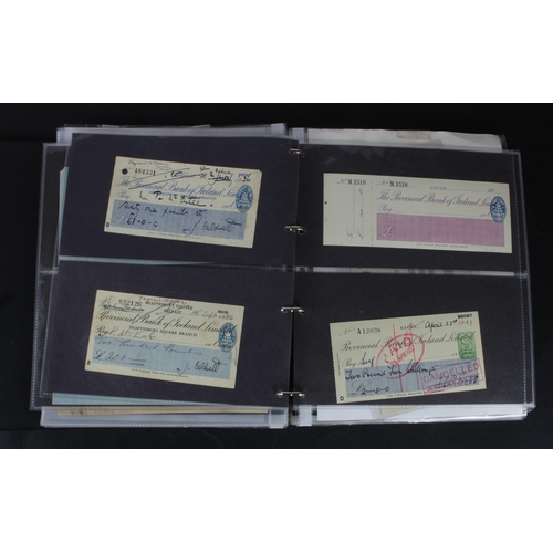 20 - Cheques (172), a collection of mainly Provincial Bank of Ireland cheques in an album, date range 184... 