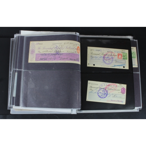 20 - Cheques (172), a collection of mainly Provincial Bank of Ireland cheques in an album, date range 184... 