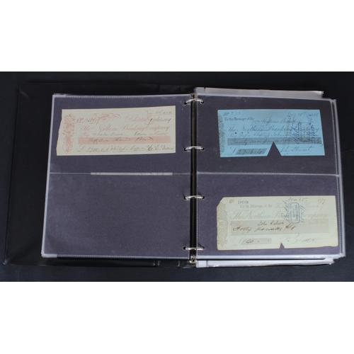 21 - Cheques (177), a collection of mainly Irish cheques in an album, the majority being Northern Banking... 