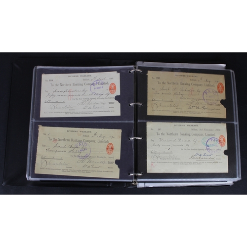 21 - Cheques (177), a collection of mainly Irish cheques in an album, the majority being Northern Banking... 
