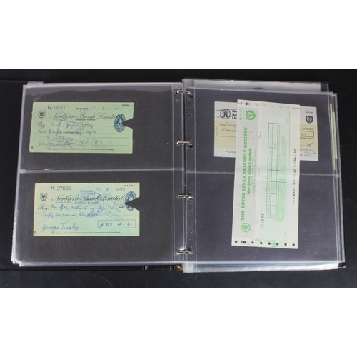 25 - Cheques (253), a collection of mainly Northern Bank of Ireland cheques in an album, date range 1930 ... 