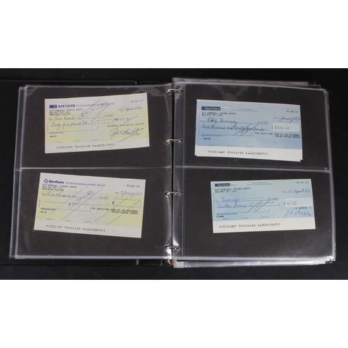 25 - Cheques (253), a collection of mainly Northern Bank of Ireland cheques in an album, date range 1930 ... 