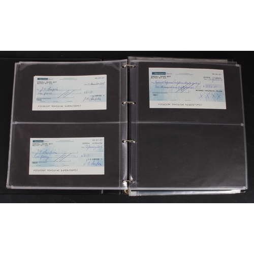 25 - Cheques (253), a collection of mainly Northern Bank of Ireland cheques in an album, date range 1930 ... 
