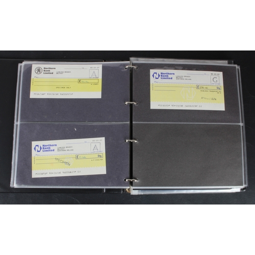 25 - Cheques (253), a collection of mainly Northern Bank of Ireland cheques in an album, date range 1930 ... 