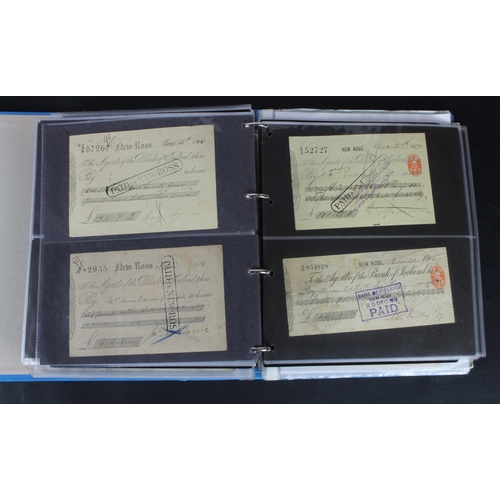 27 - Cheques (264), a collection of mainly Irish cheques in an album, the majority being Bank of Ireland ... 