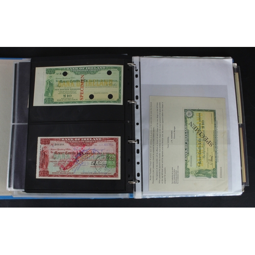 27 - Cheques (264), a collection of mainly Irish cheques in an album, the majority being Bank of Ireland ... 