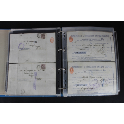 27 - Cheques (264), a collection of mainly Irish cheques in an album, the majority being Bank of Ireland ... 