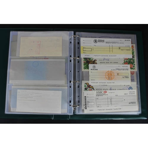 29 - Cheques (64), a collection of mainly British cheques in an album, date range 1832 - 1998, including ... 