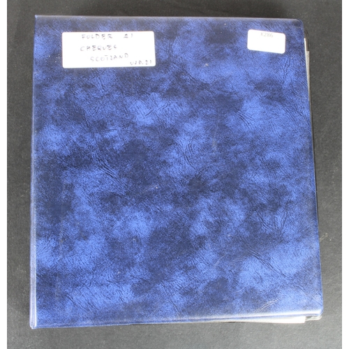 30 - Cheques (73), a collection of Scottish cheques in an album, comprising Aberdeen Town & County Bankin... 