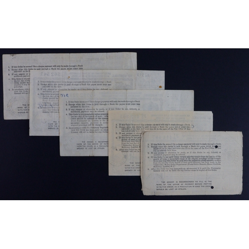 42 - Postal Orders (5), King George V and VI, including 2 x 1935 Silver Jubilee issues
