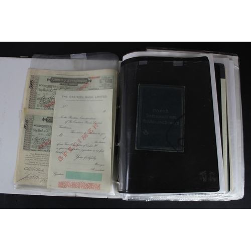 53 - Travellers Cheques, Letters of Credit and Letters of Indication, (280+ items), a group of mainly SPE... 