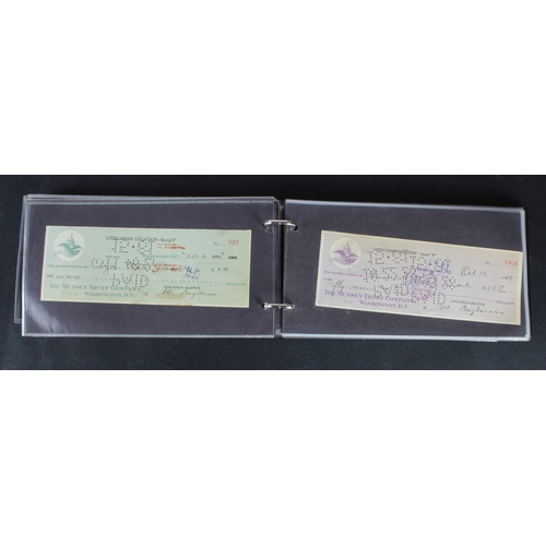 55 - USA Cheques (132) a good collection of USA cheques, mostly late 1800's and early 1900's, including S... 