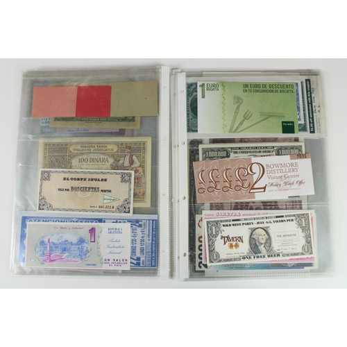 8 - Banking Ephemera (74), an interesting and varied group of banking/printing ephemera including Disney... 
