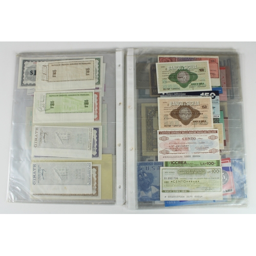 8 - Banking Ephemera (74), an interesting and varied group of banking/printing ephemera including Disney... 