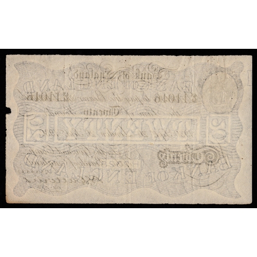 95 - Catterns BERNHARD note, 20 Pounds dated 20th September 1930, serial 43/M 11016 (B230 for type) Bernh... 