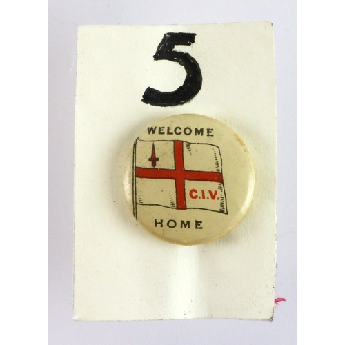 1035 - Boer War a CIV Lapel badge 