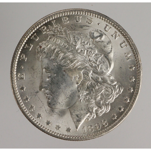 396 - USA Morgan Silver Dollar 1898O choice UNC.